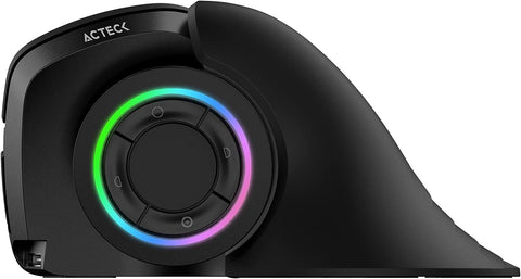 Mouse Acteck Inalambrico Vertical Optimize Mi690 Rgb Negro Ac-933049