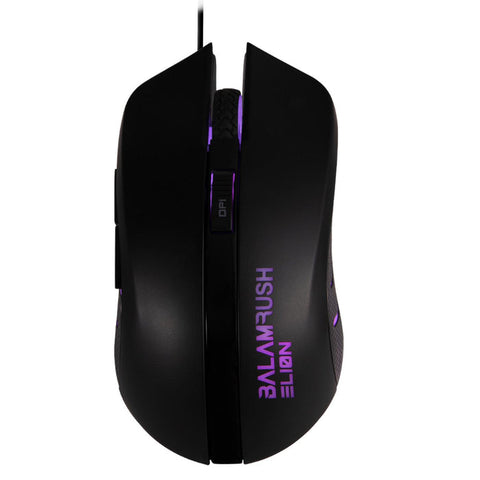 Mouse Alambrico Balamrush Elion Usb Led 2400 Dpi 5Bot Negro Br-929707