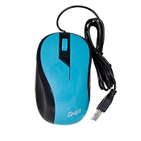 Mouse Alambrico Ghia Color Azul 1200 Dpi