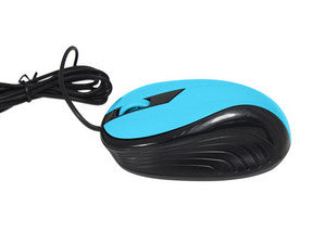 Mouse Alambrico Ghia Color Azul 1200 Dpi