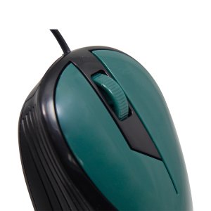 Mouse Alambrico Ghia Color Verde 1200 Dpi