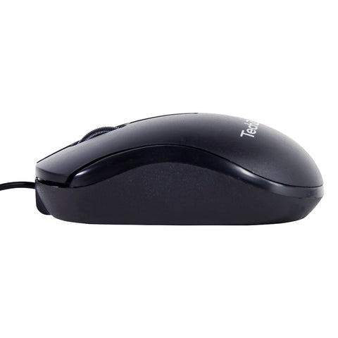 Mouse Alambrico Techzone Tzmou01 1000 Dpi Negro