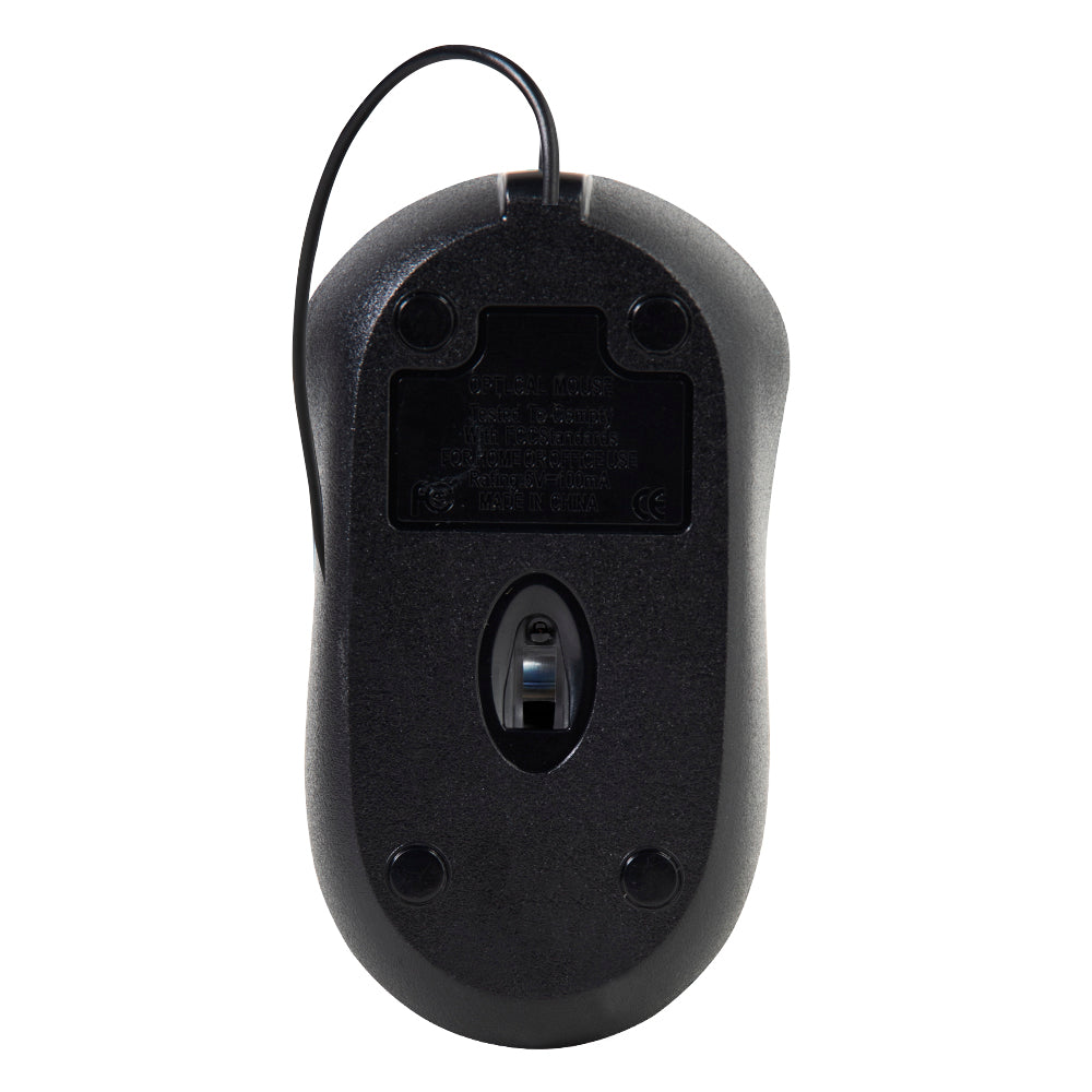 Mouse Alambrico Techzone Tzmou01 1000 Dpi Negro