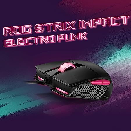 Mouse Asus P512 Rog Strix Impact Ii Ep, 1dpi, 5prog Buttons, 6200dpi