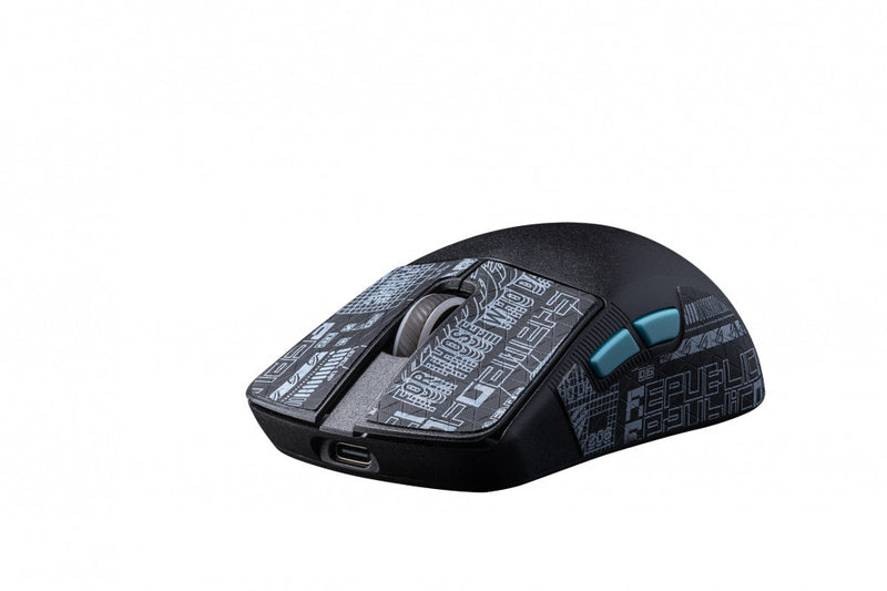 Mouse Asus P713 Rog Harpe Ace Aim Lab Edition - Negro 36000ppp 2.4ghz