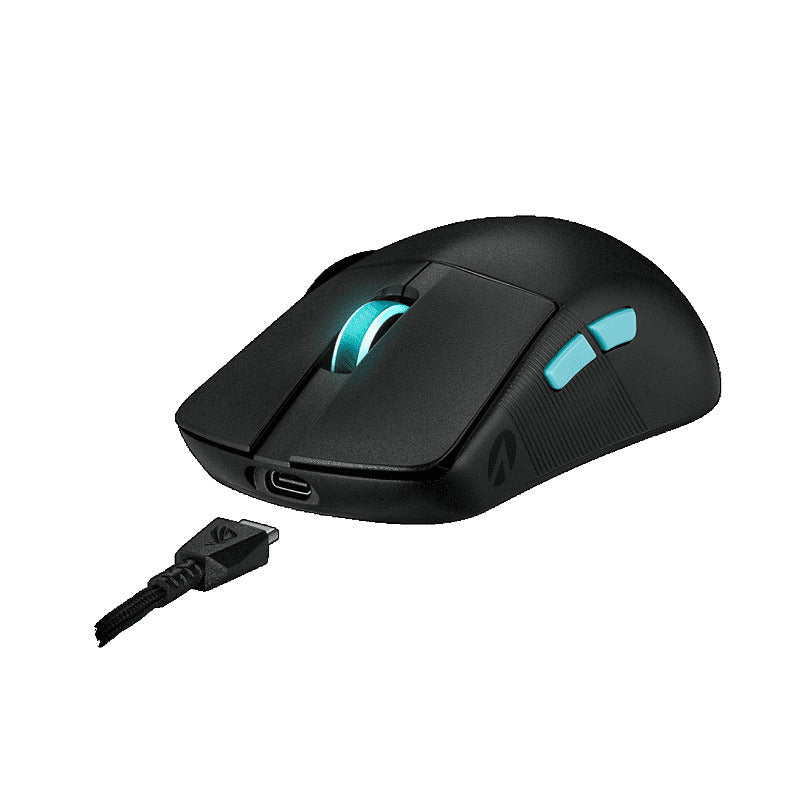 Mouse Asus P713 Rog Harpe Ace Aim Lab Edition - Negro 36000ppp 2.4ghz