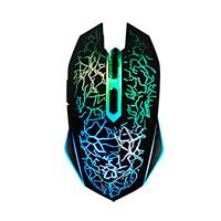 Mouse Brobotix Gamer, Alambrico, Usb-A , Backlight Multicolor, 2400 Dpi, Negro