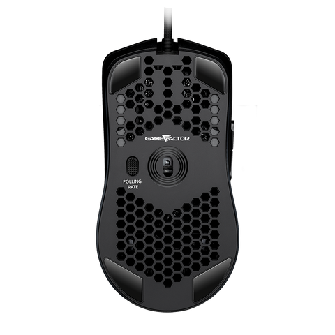 Mouse Game Factor Pixart 3327 6.2 Kdpi 7botones Rgb Negro Mog501