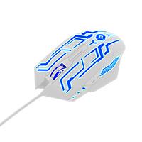 Mouse Gamer Alambrico Usb Rgb Vortred By Perfect Choice Blanco