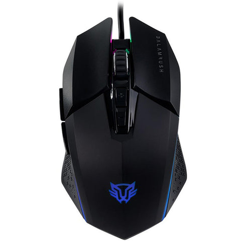 Mouse Gamer Balam Rush Helium Usb 12000 Dpi Rgb 7 Bot Negro Br-931410