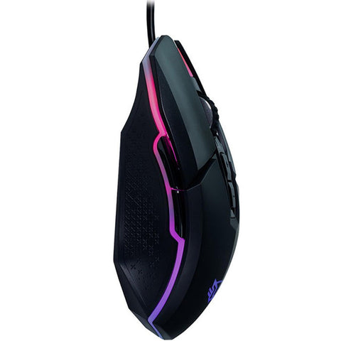 Mouse Gamer Balam Rush Helium Usb 12000 Dpi Rgb 7 Bot Negro Br-931410