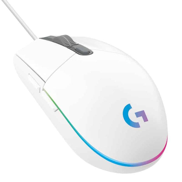 Mouse Gamer Logitech G203 Lightsync Rgb 8,000dpi Usb Blanco 910-005794