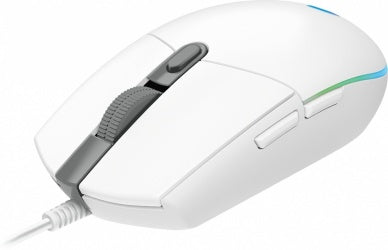 Mouse Gamer Logitech G203 Lightsync Rgb 8,000dpi Usb Blanco 910-005794