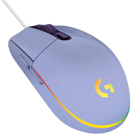 Mouse Gamer Logitech G203 Lightsync Rgb 8,000dpi Usb Lila 910-005852