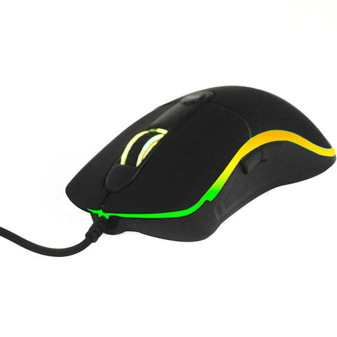 Mouse Gamer Naceb Óptico NA-0933, Alámbrico, USB, 3200DPI, Negro