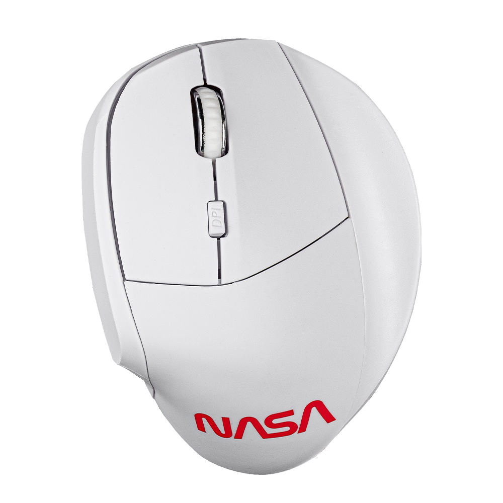 Mouse Gamer Nasa By Techzone Ns-Mis02 Inalambrico Ergonomico Blanco