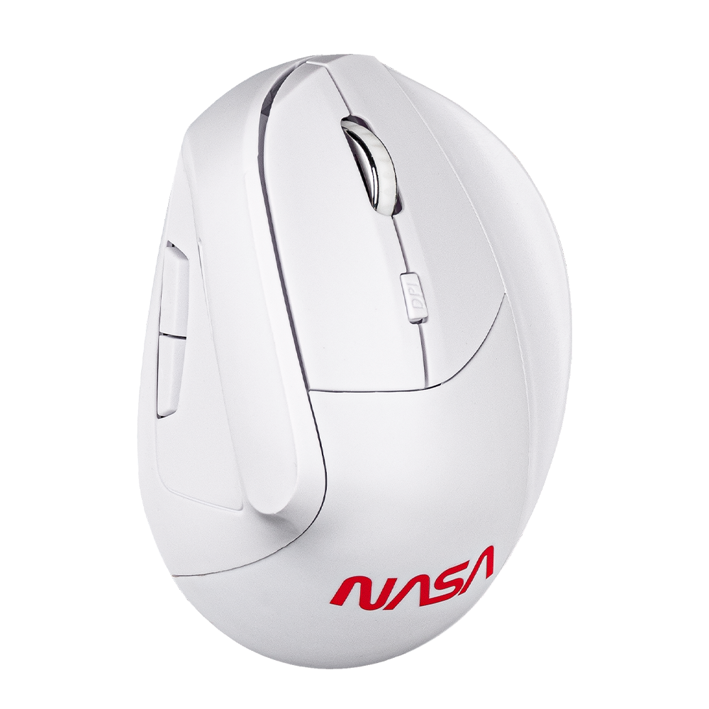 Mouse Gamer Nasa By Techzone Ns-Mis02 Inalambrico Ergonomico Blanco