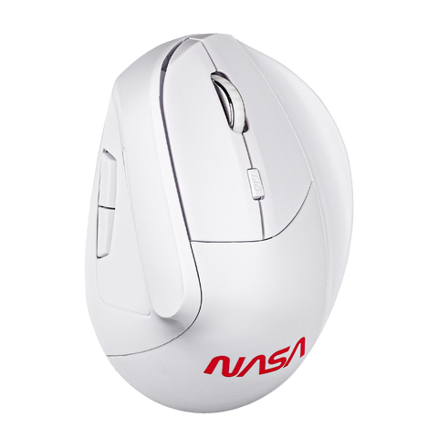 Mouse Gamer Nasa By Techzone Ns-Mis02 Inalambrico Ergonomico Blanco