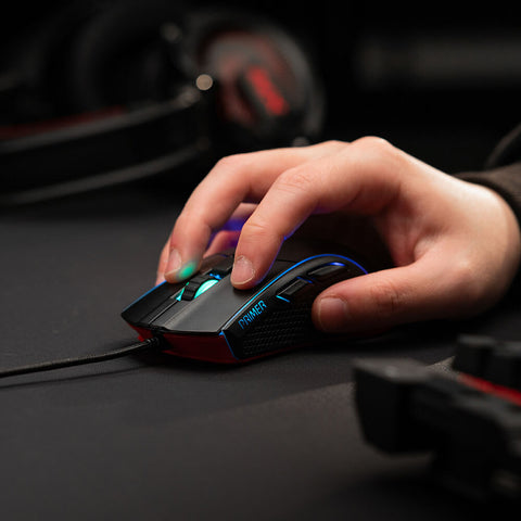Mouse Gamer Xpg Primer Switch Omron Óptico 12000d Rgb (Primer-Bkcww)