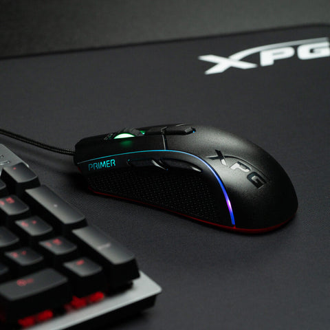 Mouse Gamer Xpg Primer Switch Omron Óptico 12000d Rgb (Primer-Bkcww)