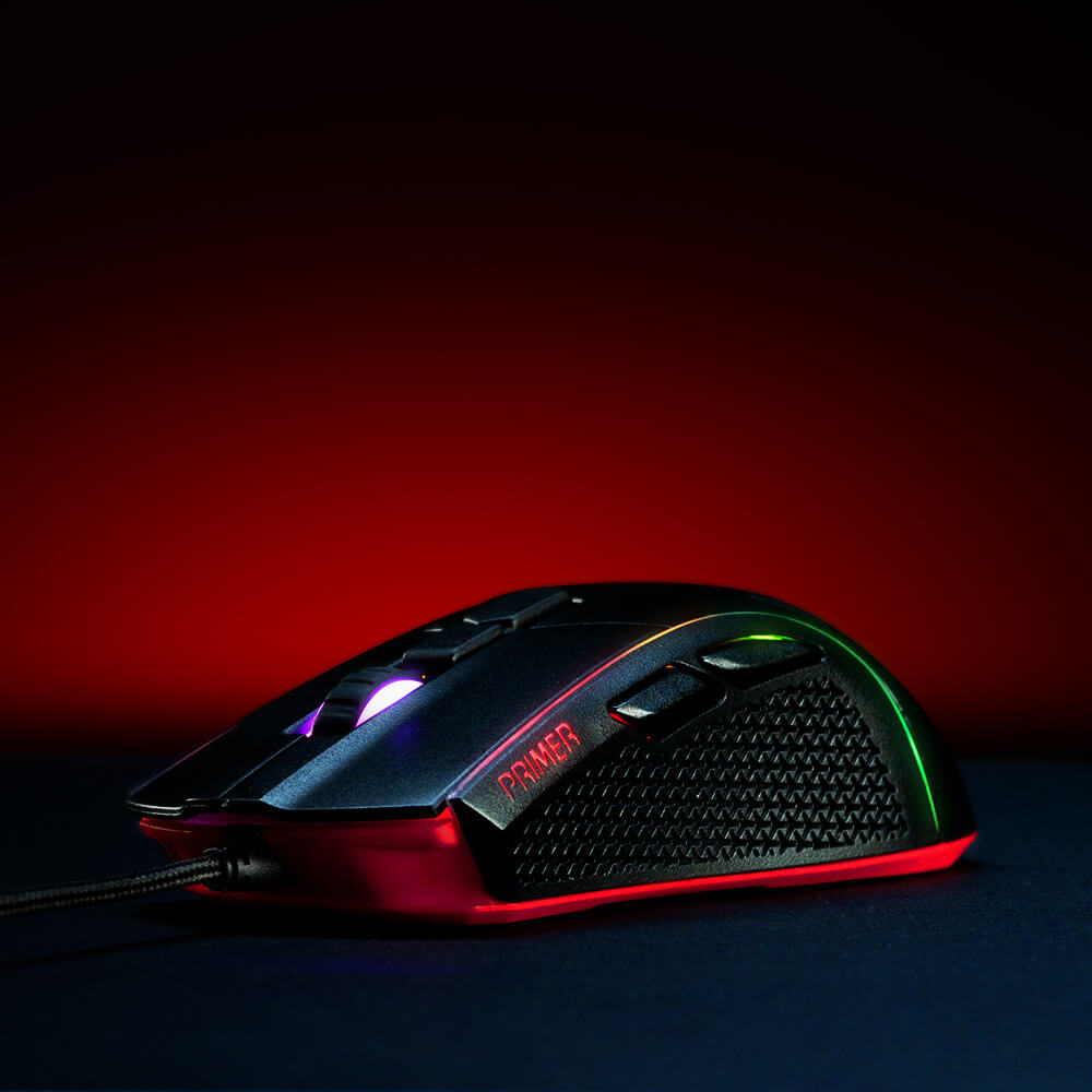 Mouse Gamer Xpg Primer Switch Omron Óptico 12000d Rgb (Primer-Bkcww)