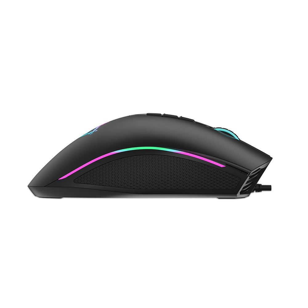 Mouse Gamer Yeyian Ymg-24110n Gram S2000 Rgb, 8btns, 6400dpi, Usb, Negro