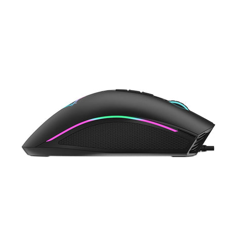 Mouse Gamer Yeyian Ymg-24110n Gram S2000 Rgb, 8btns, 6400dpi, Usb, Negro