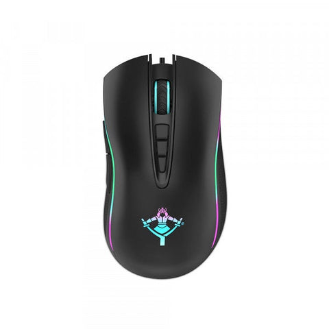 Mouse Gamer Yeyian Ymg-24110n Gram S2000 Rgb, 8btns, 6400dpi, Usb, Negro