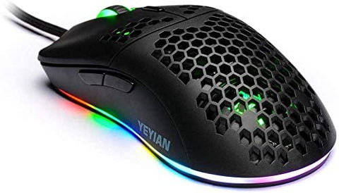 Mouse Gamer Yeyian Ymg-24310 Links 3000, Rgb, 6 Bot, Usb,7200 Dpis Negr