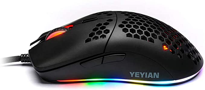 Mouse Gamer Yeyian Ymg-24310 Links 3000, Rgb, 6 Bot, Usb,7200 Dpis Negr