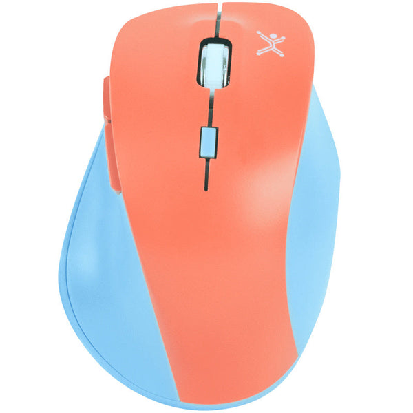 Mouse Inalámbrico Ergonómico Thumb Perfect Choice Azul Con Mamey