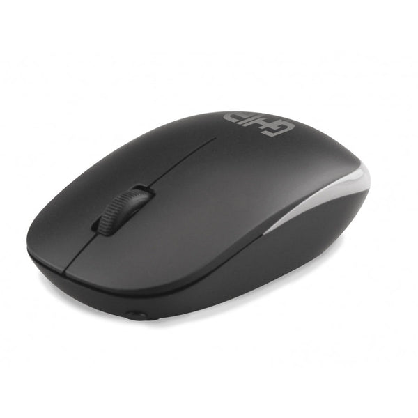 Mouse Inalambrico Gm300ng Ghia Color Negro Con Gris