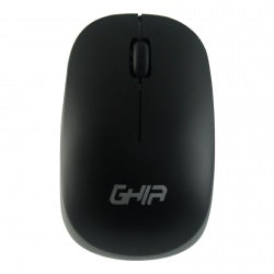 Mouse Inalambrico Gm300ng Ghia Color Negro Con Gris