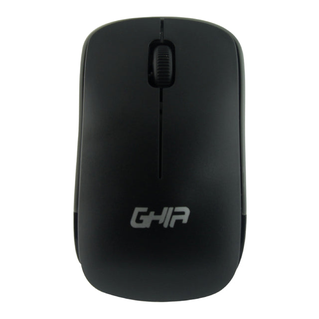 Mouse Inalambrico Gm400ng Ghia Color Negro Con Gris