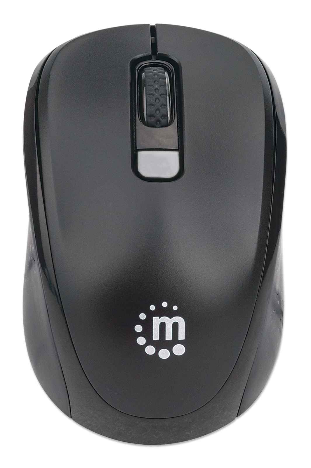 Mouse Inalámbrico Manhattan Usb 4 Botones 800/1200/1600 Dpi N 179904