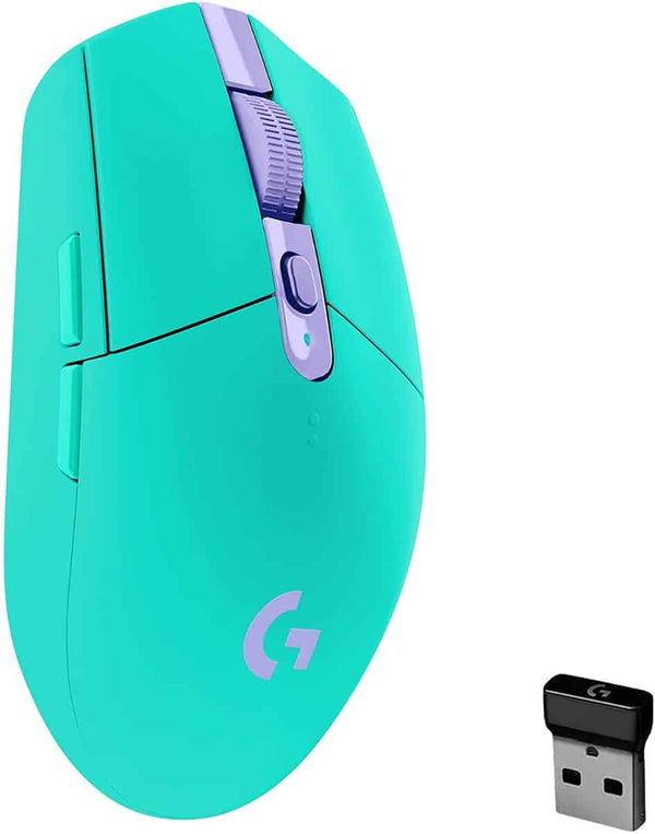 Mouse logitech g305 lightspeed 12,000 dpi inalam. Menta (910-006377)