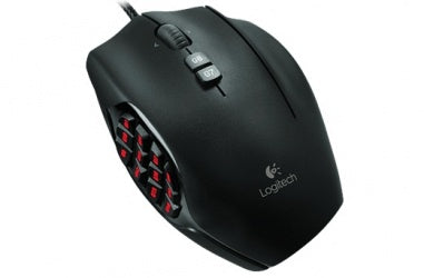 Mouse Logitech G600 Optico 20 Botones Mmo Gaming Negro (910-003879)