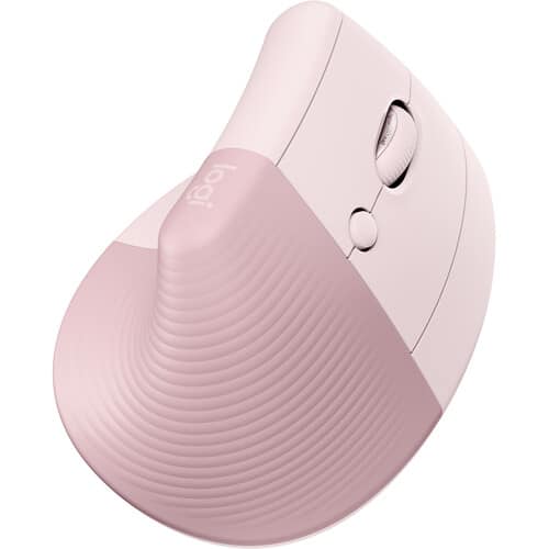 Mouse Logitech Lift Vertical Bolt Usb Bt Rosa (910-006472)