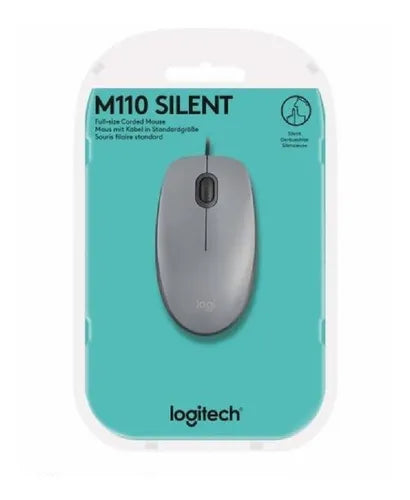 Mouse Logitech M110 Silent Gris (910-005494)