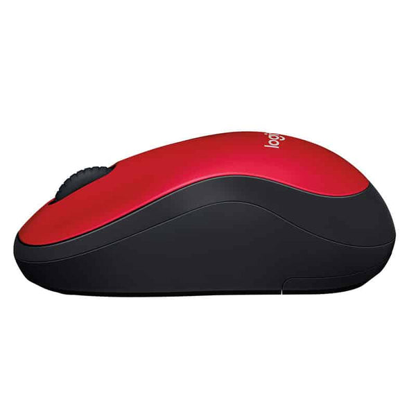 MOUSE LOGITECH M185 ROJO INALAMBRICO USB (910-003635)