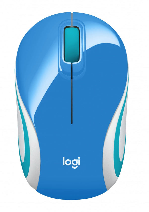 Mouse Logitech M187 Mini Inalambrico Azul (910-005360)