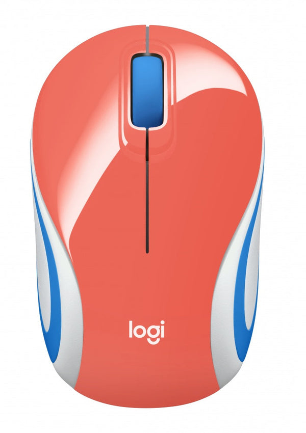 Mouse Logitech M187 Mini Inalambrico Coral (910-005362)