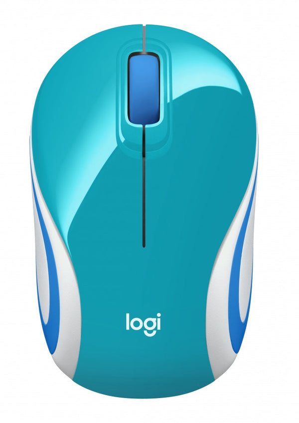 Mouse Logitech M187 Mini Inalámbrico Teal (910-005363)