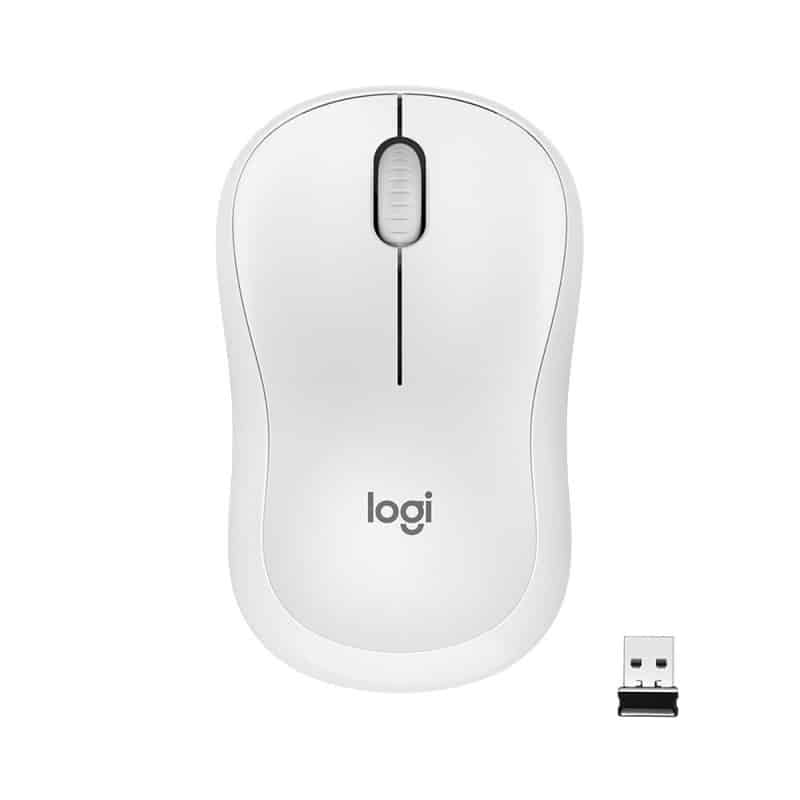 Mouse Logitech M220 Silent Inalambrico Ambidiestro Blanco (910-006125)