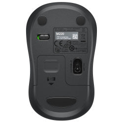 Mouse Logitech M220 Silent Inalambrico Ambidiestro Negro (910-006127)