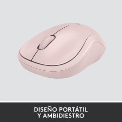 Mouse Logitech M220 Silent Inalambrico Ambidiestro Rosa (910-006126)