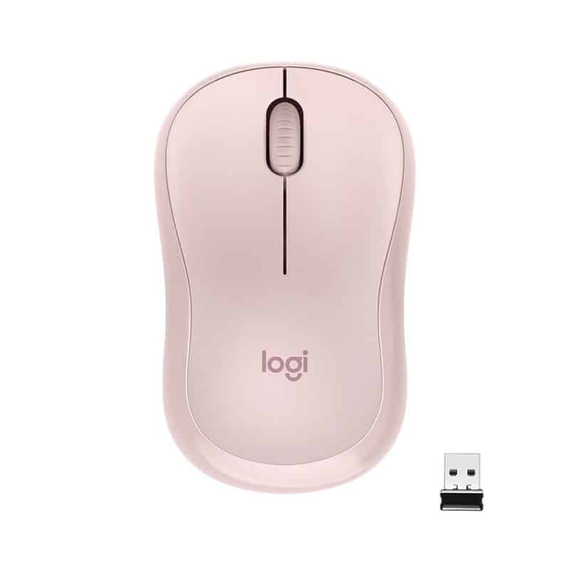 Mouse Logitech M220 Silent Inalambrico Ambidiestro Rosa (910-006126)