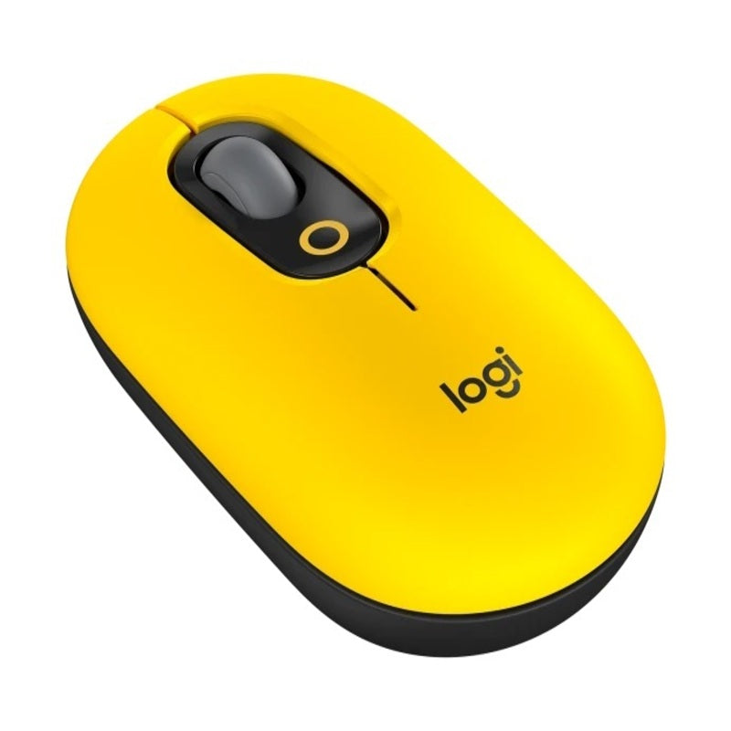 Mouse logitech pop multidisp. Bt 10 metros. Blast yellow (910-006549)