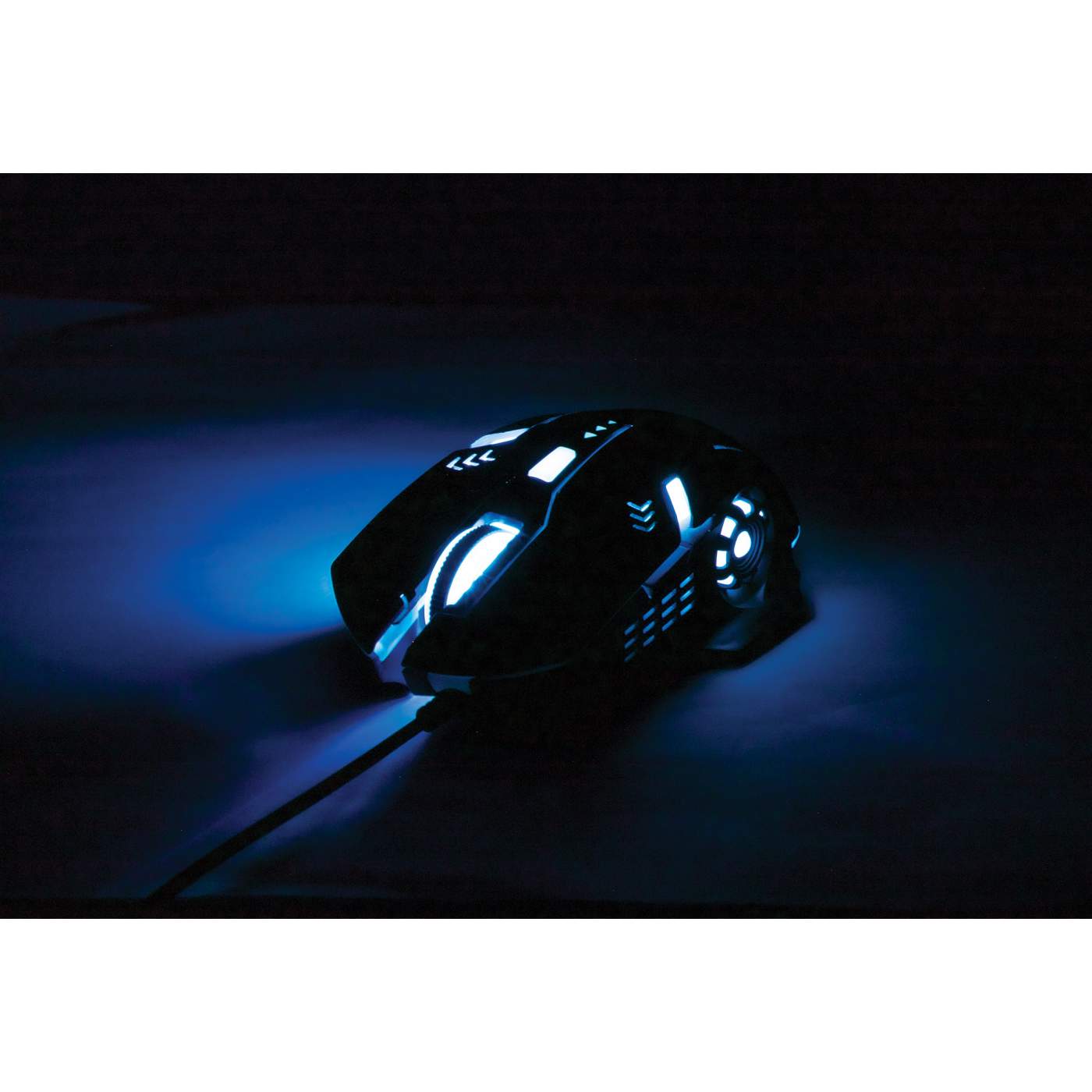 Mouse Manhattan Optico Gaming 6 Botones Usb 3200 Dpi Luz Led 179256