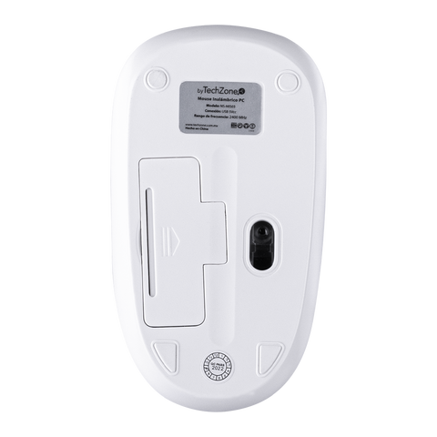 Mouse Ns-Mis03 Nasa By Techzone Inalambrico Negro